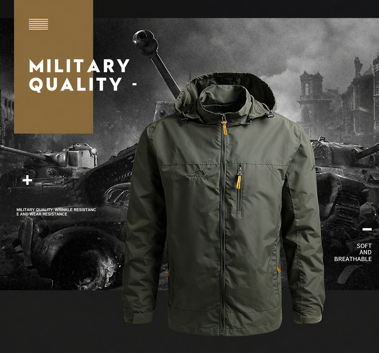 Jaqueta Militar Drymax