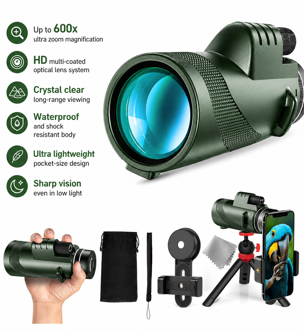 UltraZoom Monocular