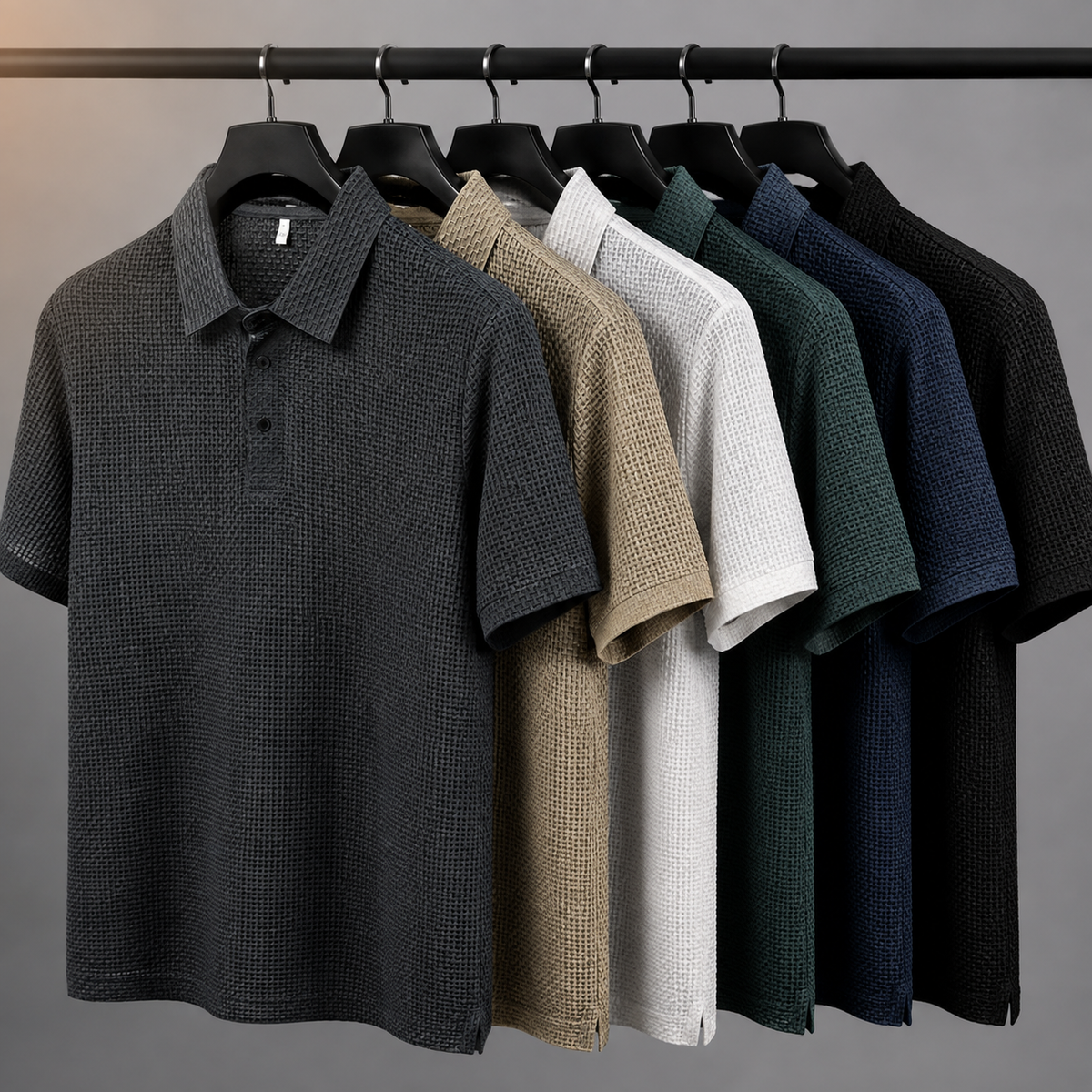 Cooling Ice-Silk Polo Shirt for Men
